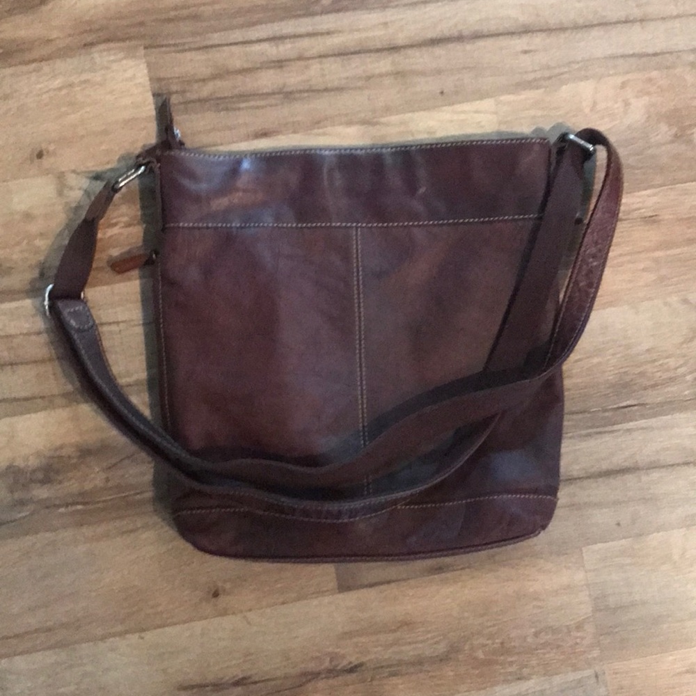 Leather Jack Georges Vintage Voyager Crossbody